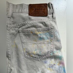 Polo Ralph Lauren painted Astor Slim Boyfriend Size 25